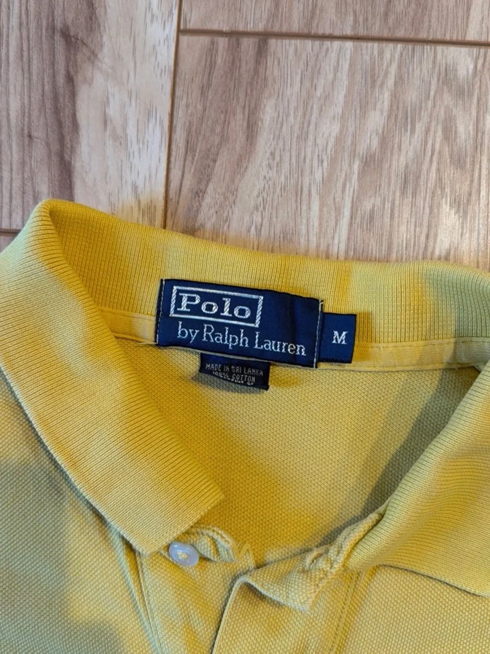 Yellow Ralph Lauren classic polo